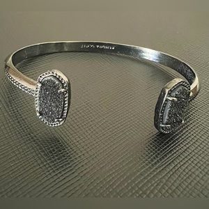 Kendra Scott gunmetal cuff bracelet